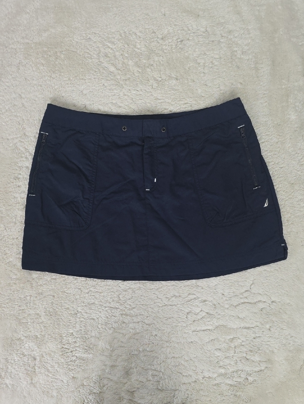 Nautica Navy Blue Mini Skirt